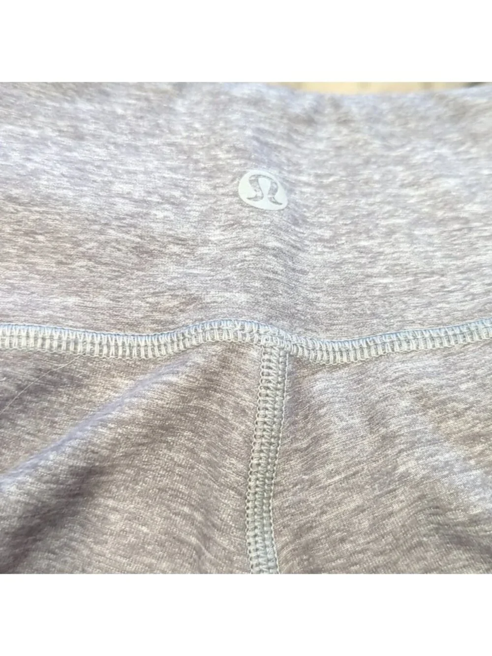 Lululemon Wunder Under Pant Heathered Slate like new condition